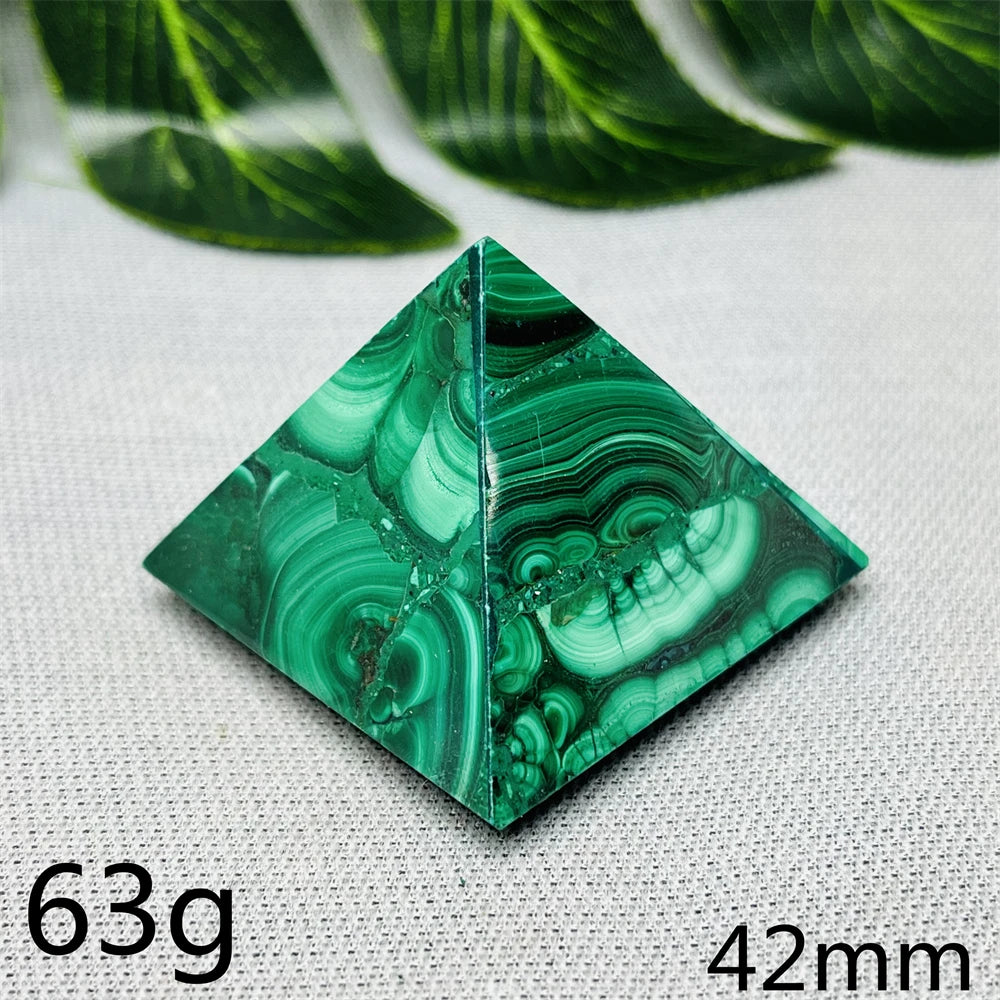 Green Malachite Pyramid-ToShay.org