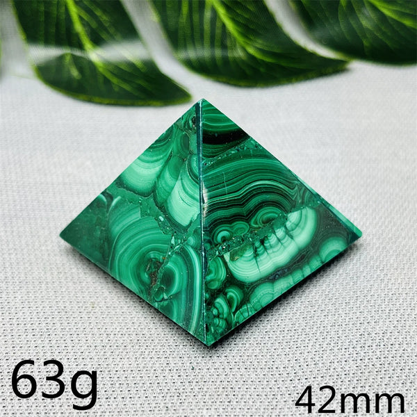 Green Malachite Pyramid-ToShay.org