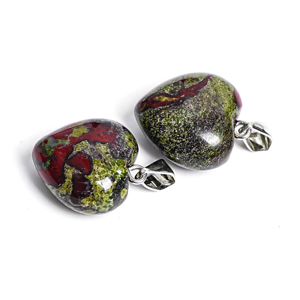 Green Dragon Blood Jasper Hearts-ToShay.org