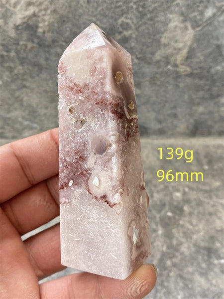 Pink Amethyst Cherry Blossom Agate-ToShay.org