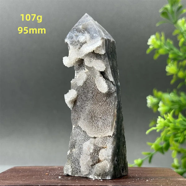 Purple Sphalerite Geode Obelisk-ToShay.org