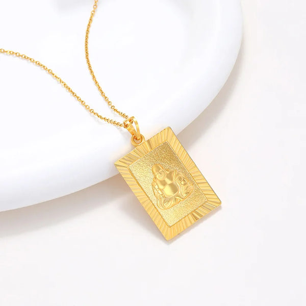 Gold Maitreya Pendant-ToShay.org