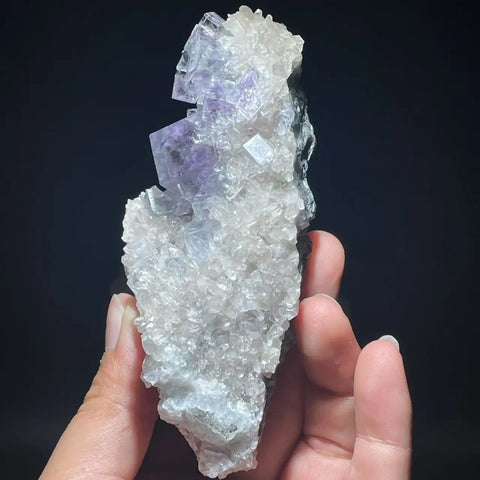 Purple Fluorite Phantom Crystal-ToShay.org