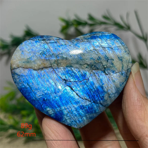Blue Flash Moonstone Heart-ToShay.org