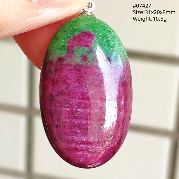 Red Ruby Zoisite Light Pendant-ToShay.org