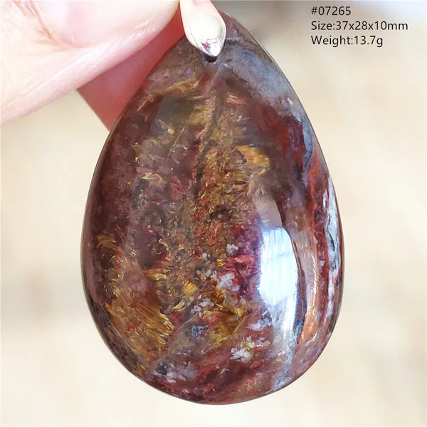 Blue Pietersite Chatoyant Pendant-ToShay.org