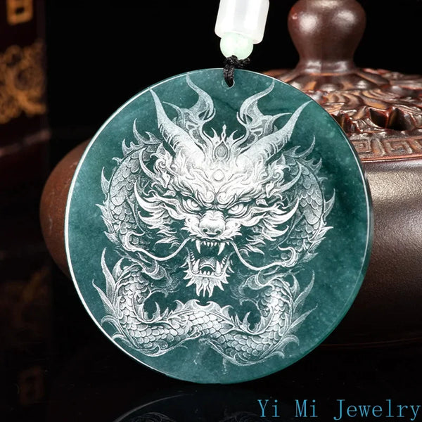Blue Jadeite Pendant-ToShay.org