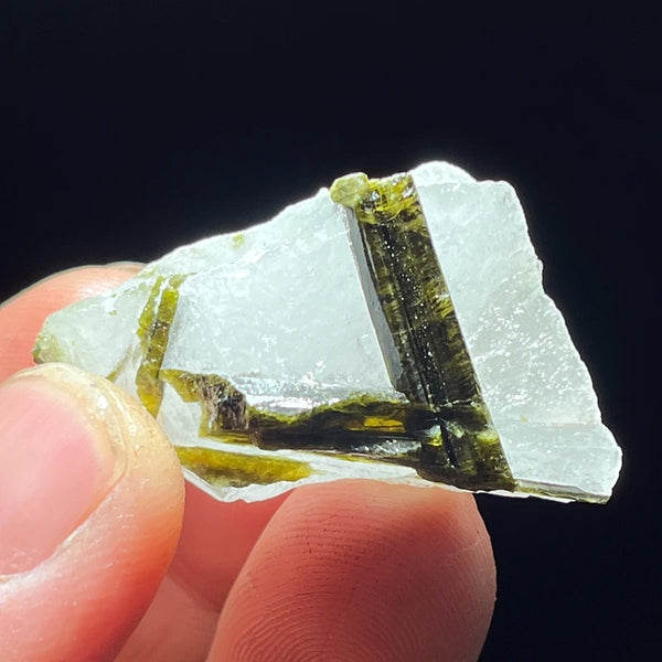 Green Tourmaline Crystal-ToShay.org