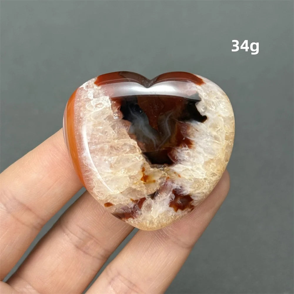 Orange Carnelian Heart-ToShay.org