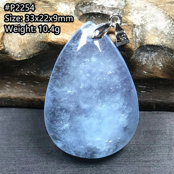 Blue Aquamarine Pendant-ToShay.org