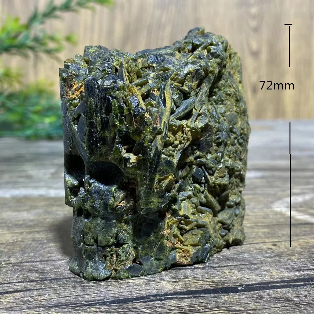 Green Tourmaline Skulls-ToShay.org