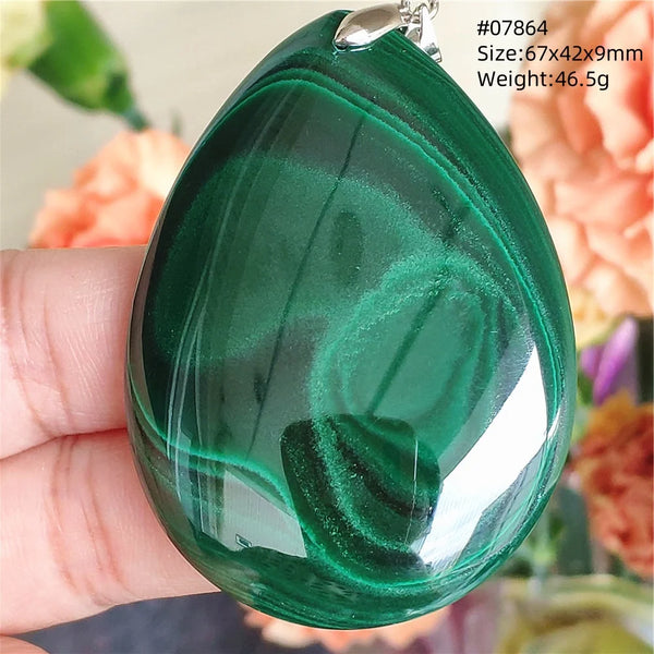 Green Malachite Pendant-ToShay.org