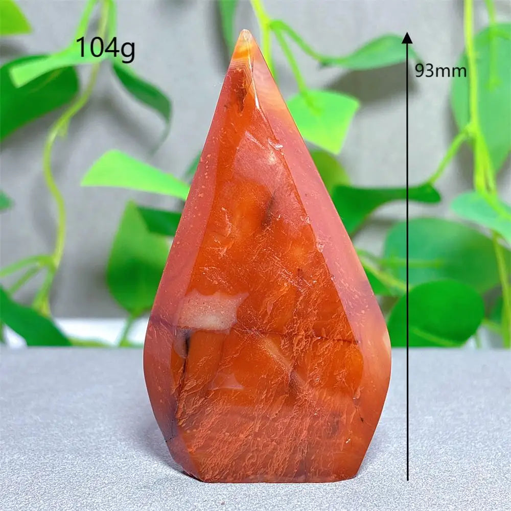 Orange Carnelian Quartz Flame-ToShay.org