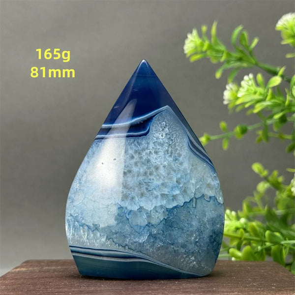 Blue Agate Torch-ToShay.org