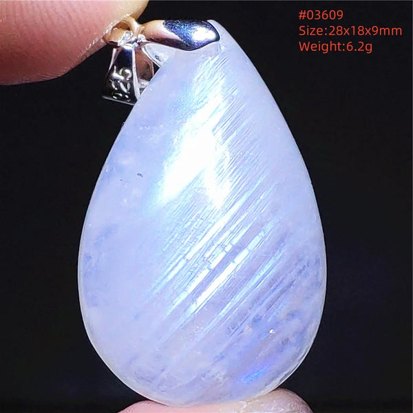 Blue Light Moonstone Pendant-ToShay.org