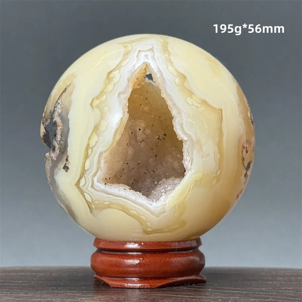 Yellow Quartz Agate Druzy-ToShay.org
