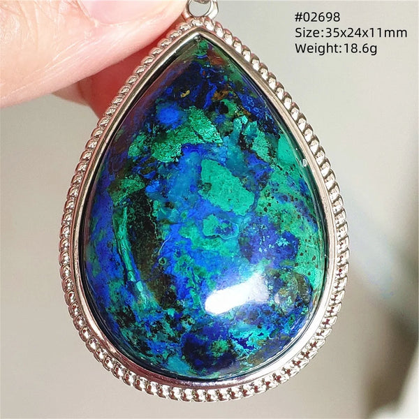 Blue Azurite Pendant-ToShay.org