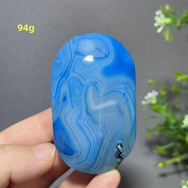 Blue Sapphire Striped Agate-ToShay.org