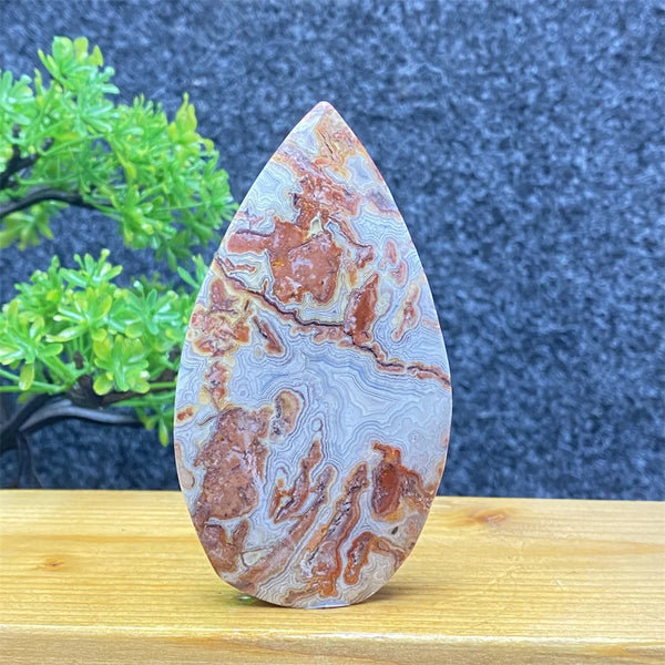 Blue Lace Agate Torch-ToShay.org