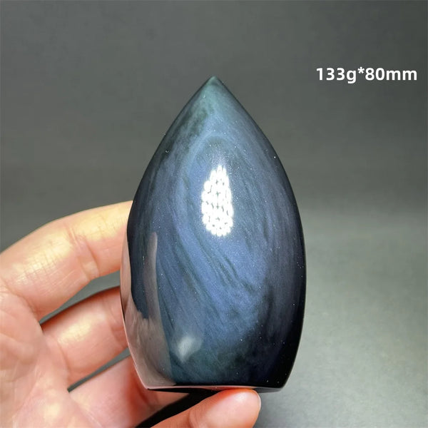 Rainbow Obsidian Torch-ToShay.org