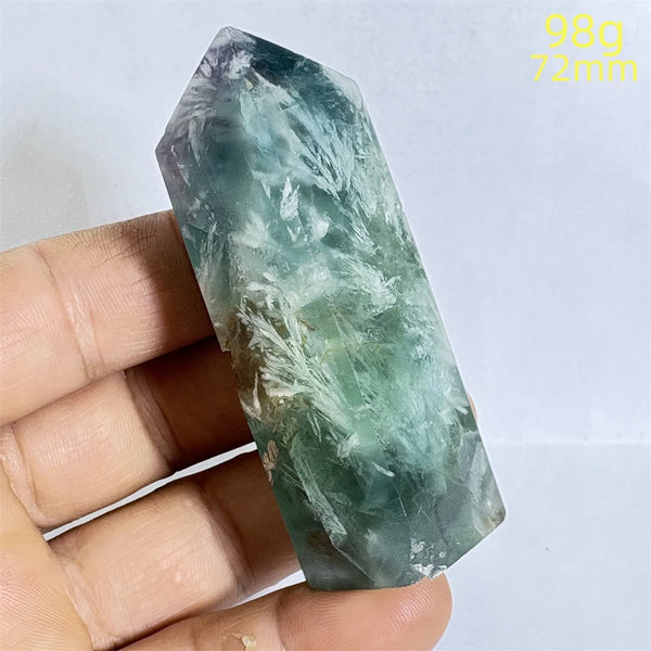 Rainbow Fluorite Crystal Point-ToShay.org