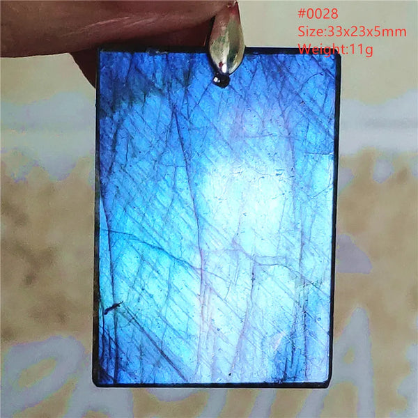 Blue Light Labradorite Pendant-ToShay.org