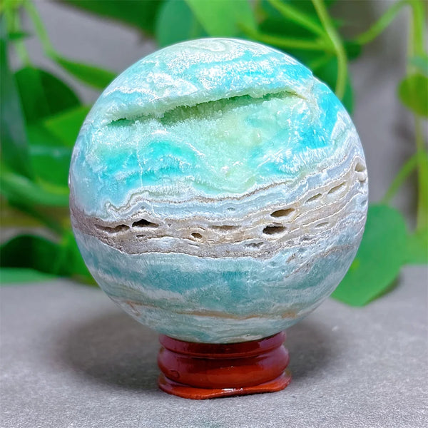Blue Hemimorphite Ball-ToShay.org