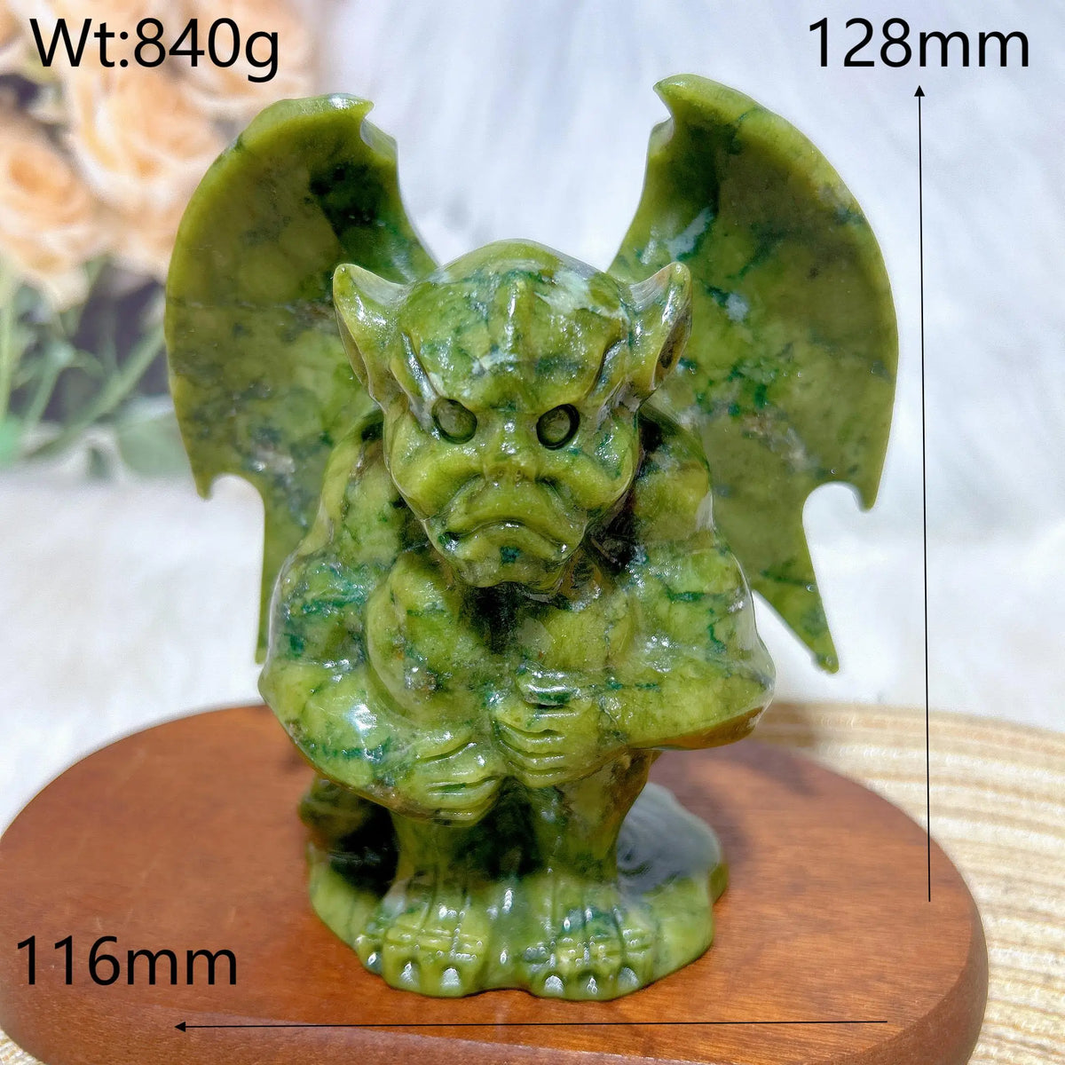 Green Jasper Gargoyle-ToShay.org