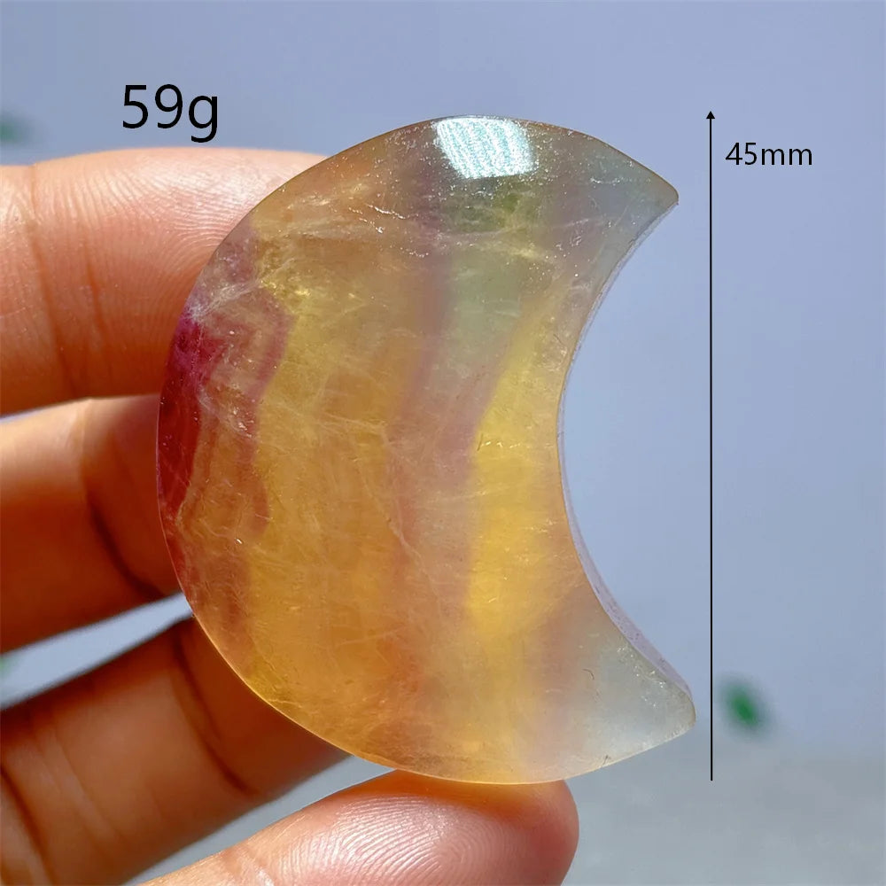 Rainbow Fluorite Moon-ToShay.org