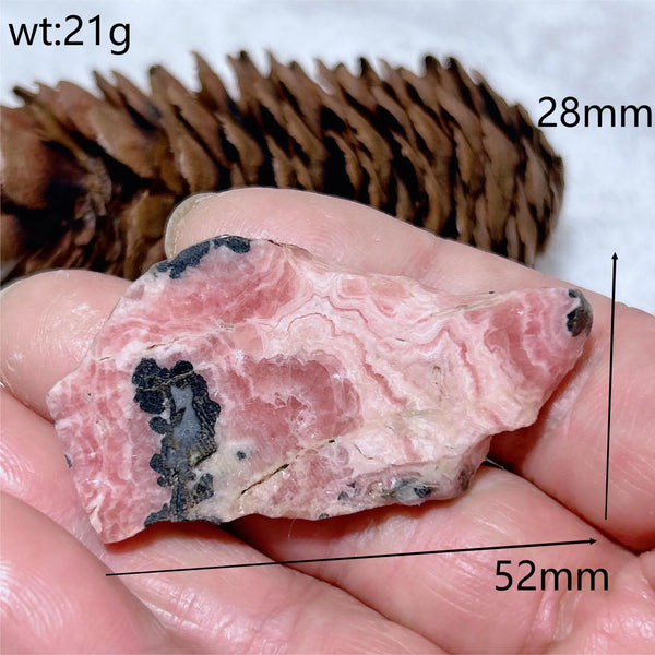 Pink Rhodochrosite Slice-ToShay.org