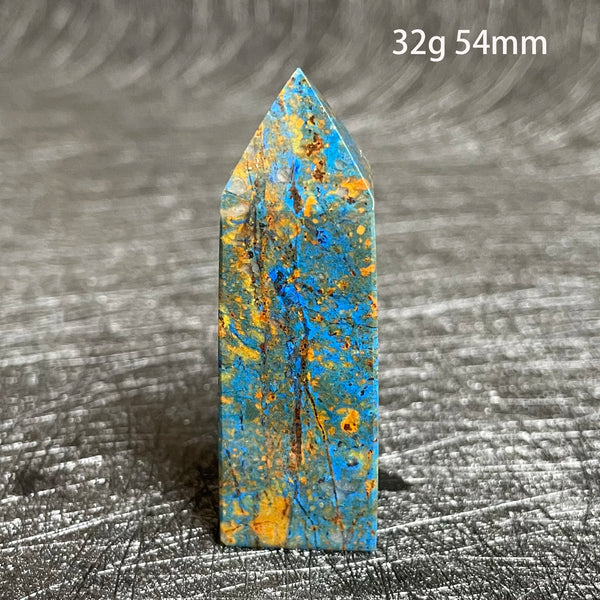 Blue Azurite Malachite Point-ToShay.org