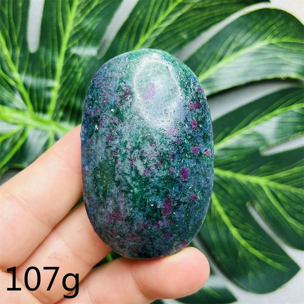 Ruby Sapphire Palm Stone-ToShay.org