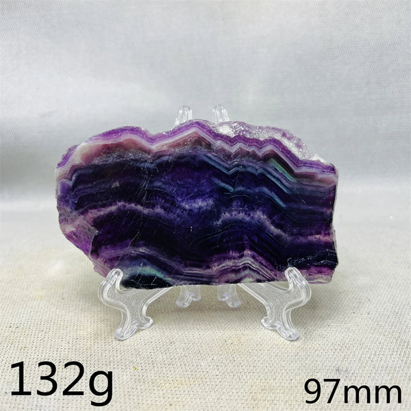 Purple Fluorite Rainbow Slice-ToShay.org