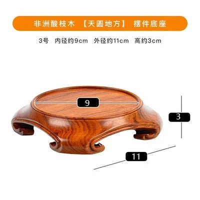 Redwood Carved Base-ToShay.org