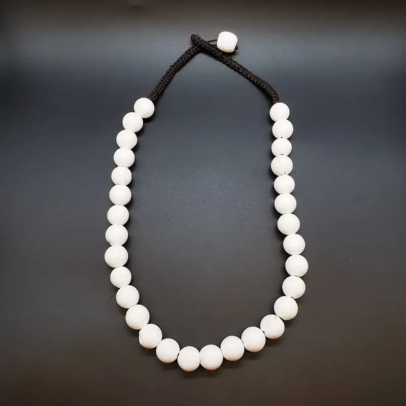 White Conch Shell Beads-ToShay.org
