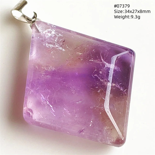 Purple Yellow Ametrine Pendant-ToShay.org