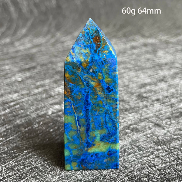 Blue Azurite Malachite Point-ToShay.org