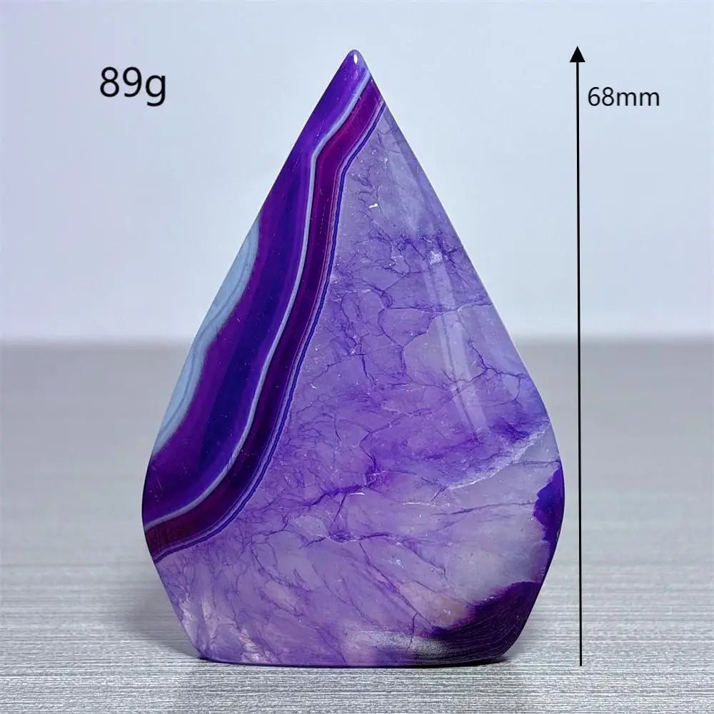 Violet Agate Torch-ToShay.org