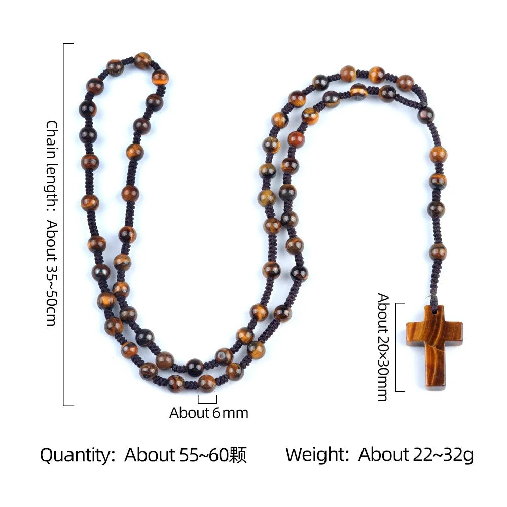 Mixed Crystal Bead Rosary-ToShay.org