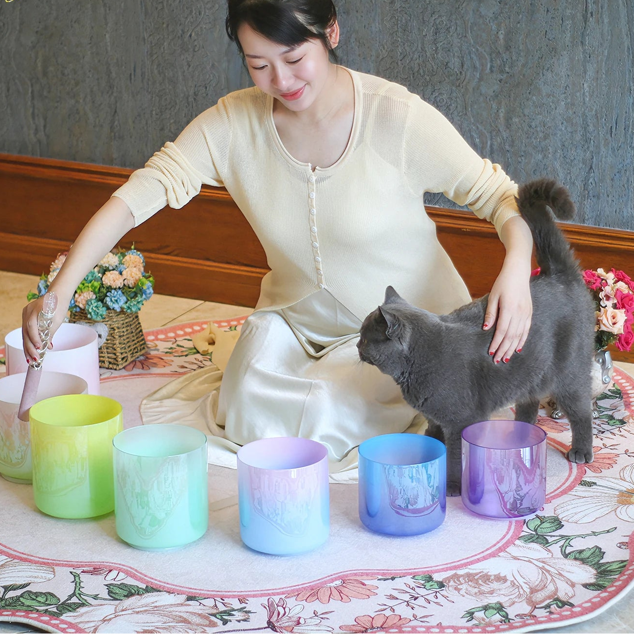 Chakra Crystal Singing Bowl-ToShay.org