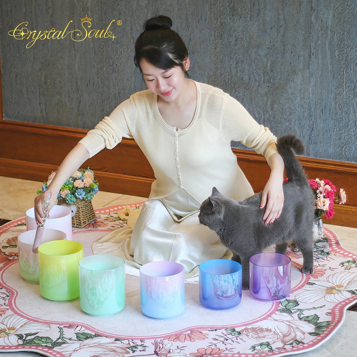 Mixed Crystal Singing Bowls-ToShay.org