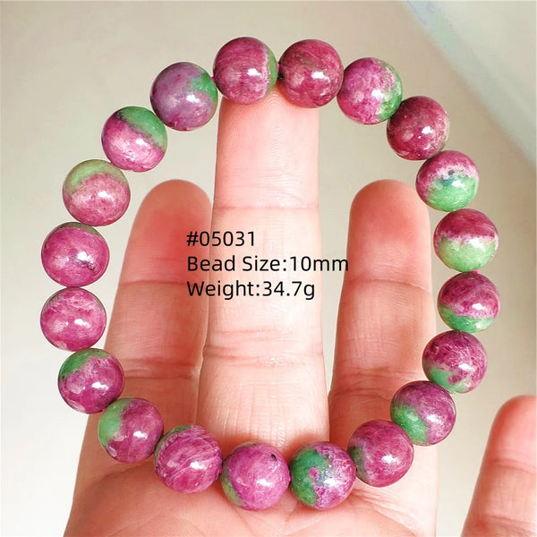 Red Ruby Zoisite Bracelet-ToShay.org