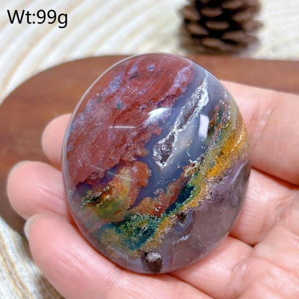 Ocean Jasper Palm Stone-ToShay.org