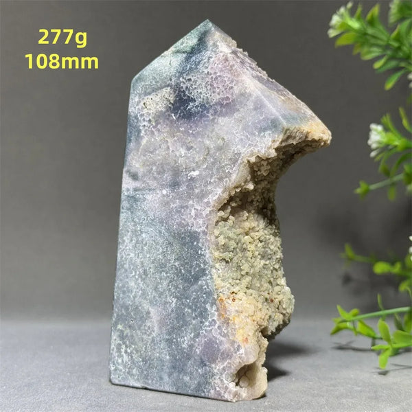Purple Grape Agate Tower-ToShay.org