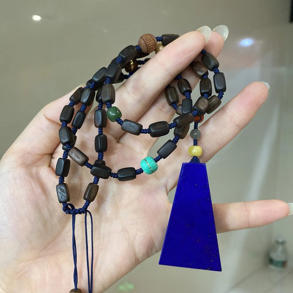 Blue Lapis Lazuli Pendant-ToShay.org