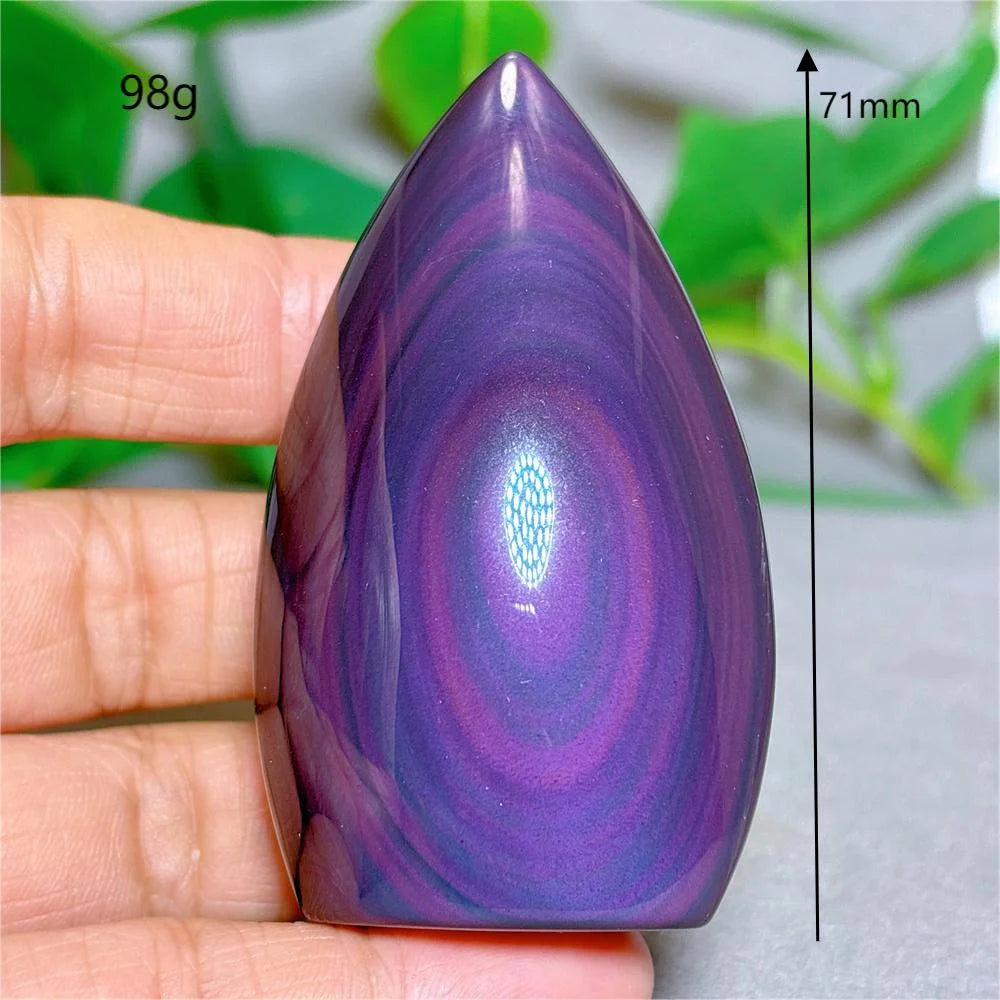 Rainbow Obsidian Torch-ToShay.org