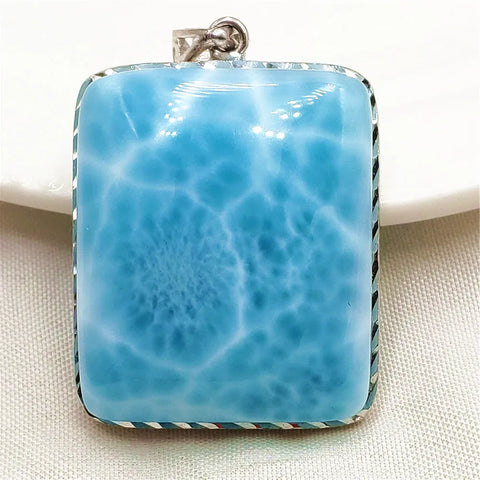 Blue Larimar Pendant-ToShay.org