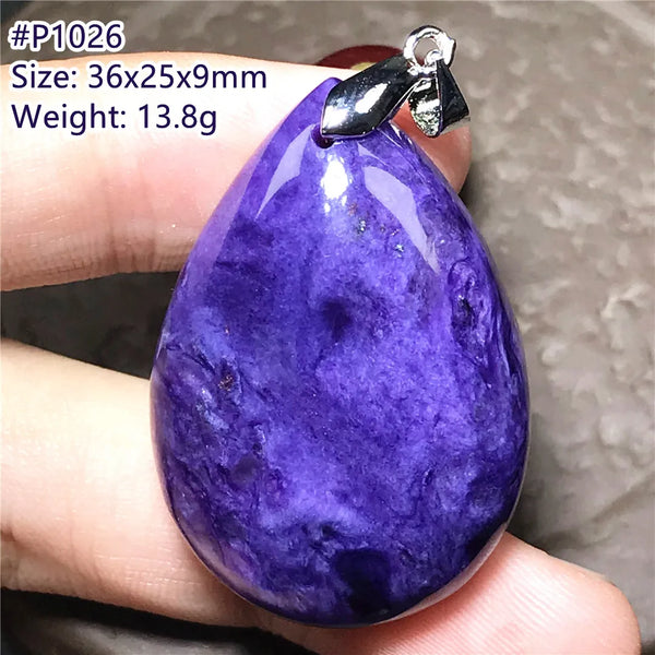 Purple Charoite Pendant-ToShay.org