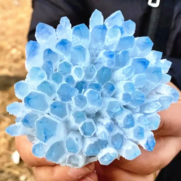 Blue Phantom Quartz Cluster-ToShay.org
