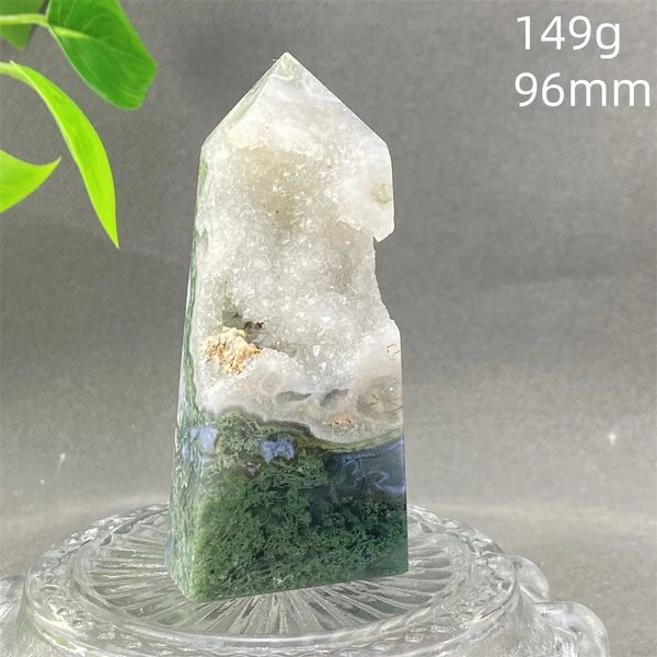 Green Aquatic Agate Point-ToShay.org